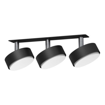 Brosline - Įleidžiamas taškinis šviestuvas 3xGX53/9W/230V juodas