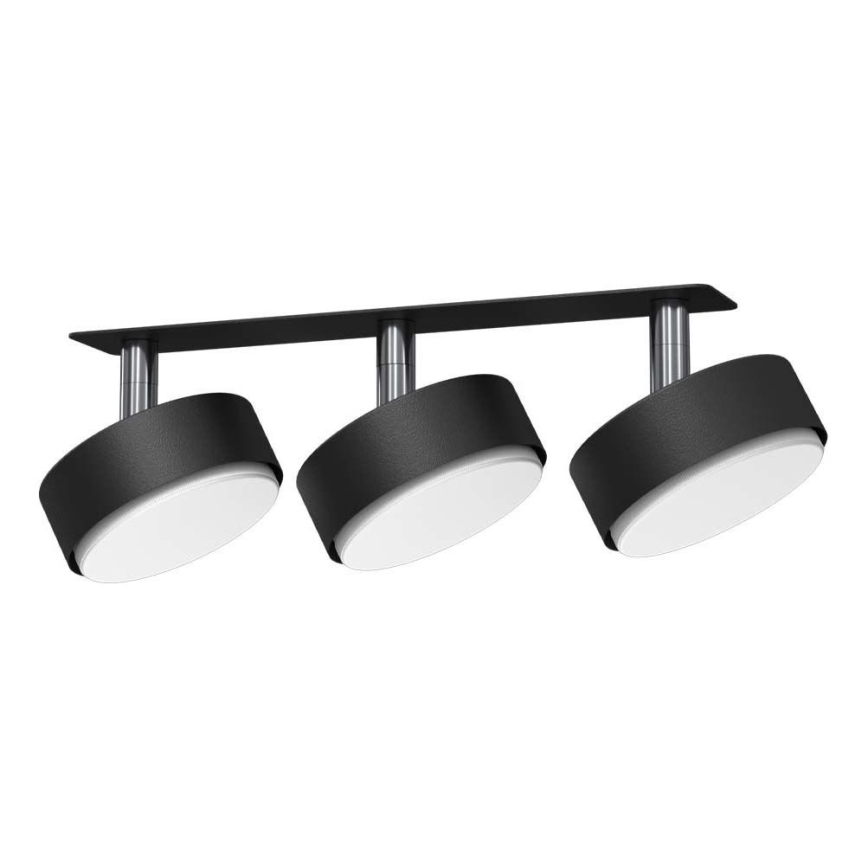 Brosline - Įleidžiamas taškinis šviestuvas 3xGX53/9W/230V juodas