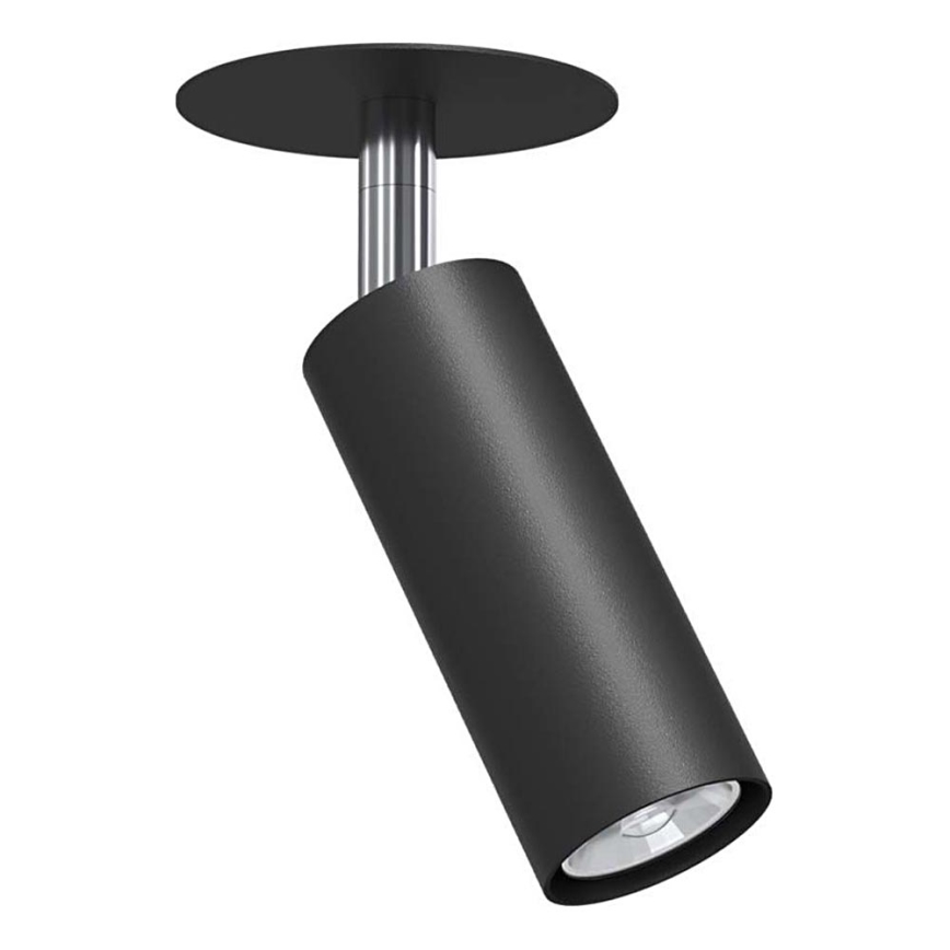 Brosline - Įleidžiamasis taškinis šviestuvas 1xGU10/4W/230V juodas