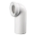 Bruckner – 90° tualeto jungtis, 11 cm, balta