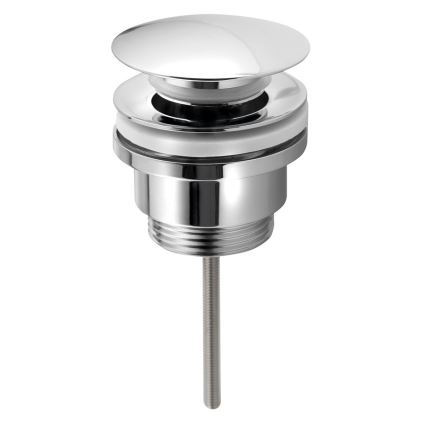 Bruckner - Kriauklės nuotekų sistema be perviršio CLICK-CLACK diametras 6,4 cm blizgus chromas