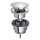 Bruckner - Kriauklės nuotekų sistema be perviršio CLICK-CLACK diametras 6,4 cm blizgus chromas