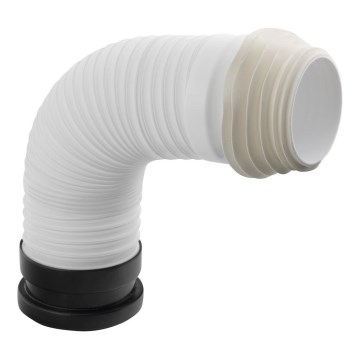 Bruckner - Lankstus WC jungtis 45 cm balta/juoda