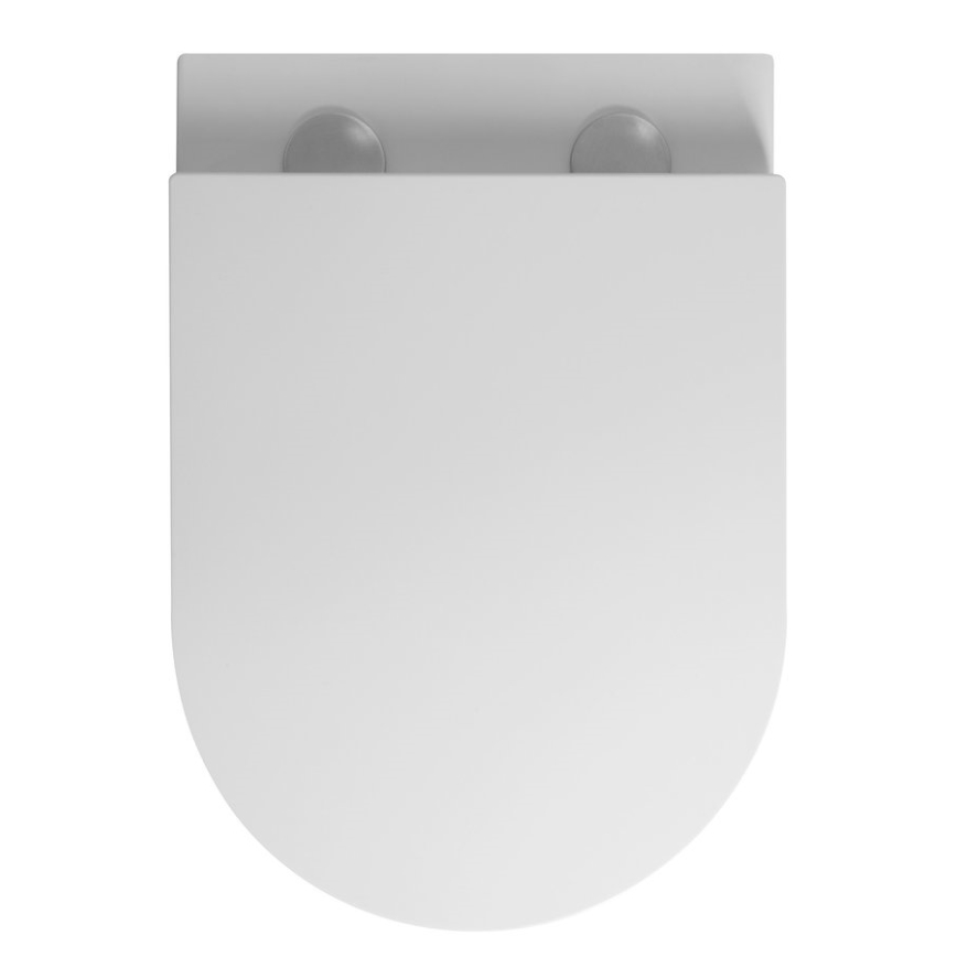 Bruckner - Tualeto dangtis SoftClose FULDA SLIM balta