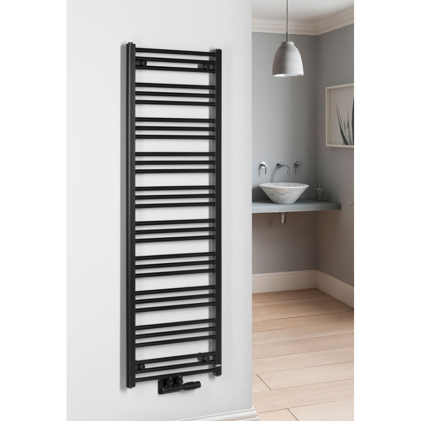 Bruckner - Vonia radiatorius ALBRECHT 657W/230V 50x157 cm matinė juoda