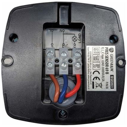 Buvimo daviklis PRES SENSOR 2000W juodas