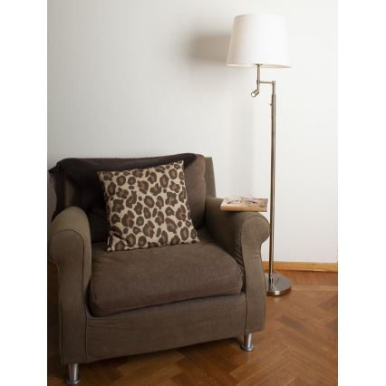 ByRydens - LED toršeras ORLANDO 1xE27/5W/230V + LED/3W balta/bronza diametras 36 cm