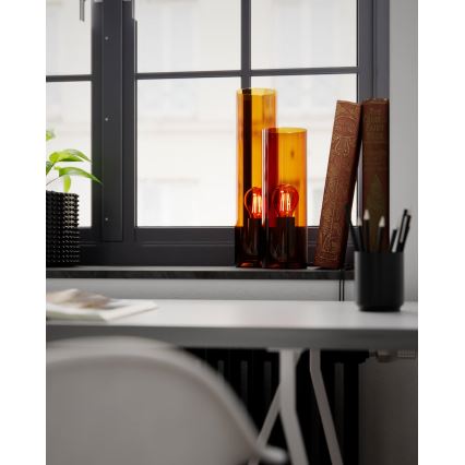 ByRydens - Stalinis šviestuvas FLAKE 1xE27/8W/230V ruda/dūminė