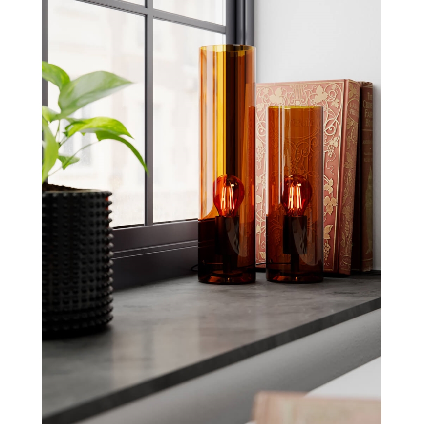 ByRydens - Stalinė lempa FLAKE 1xE27/5W/230V ruda/dūminė