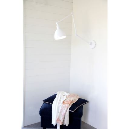 ByRydens - Sieninis šviestuvas BAZAR 1xE27/5W/230V baltas