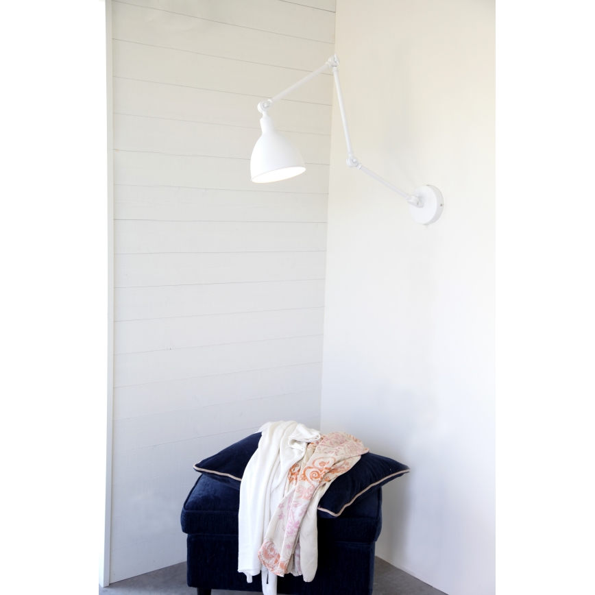 ByRydens - Sieninis šviestuvas BAZAR 1xE27/5W/230V baltas