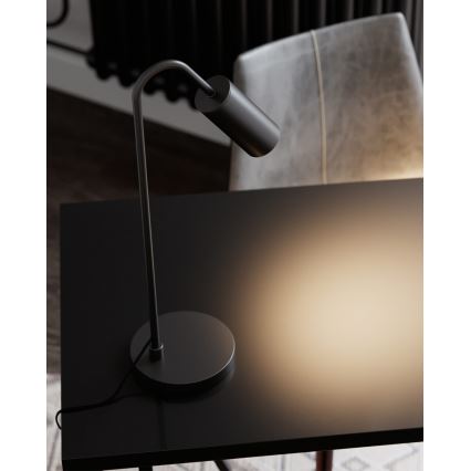 ByRydens - stalinis šviestuvas CURVE 1xGU10/7W/230V juodas