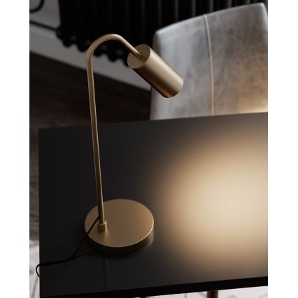 ByRydens - Stalinė lempa CURVE 1xGU10/7W/230V auksinė