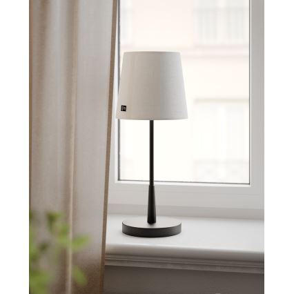 ByRydens - Stalinė lempa LUMI 1xE27/8W/230V balta/juoda 48,5 cm