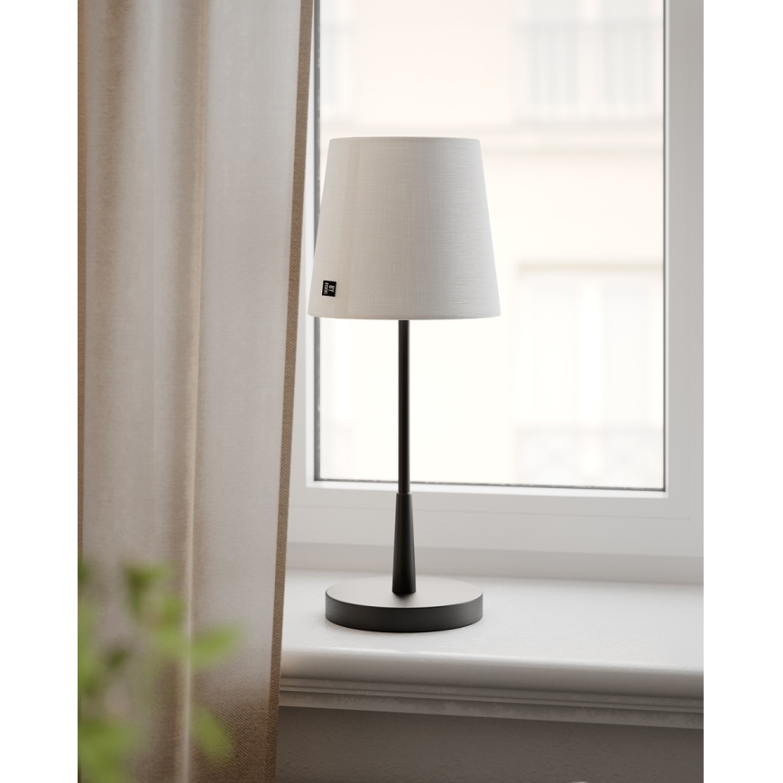 ByRydens - Stalinė lempa LUMI 1xE27/8W/230V balta/juoda 48,5 cm