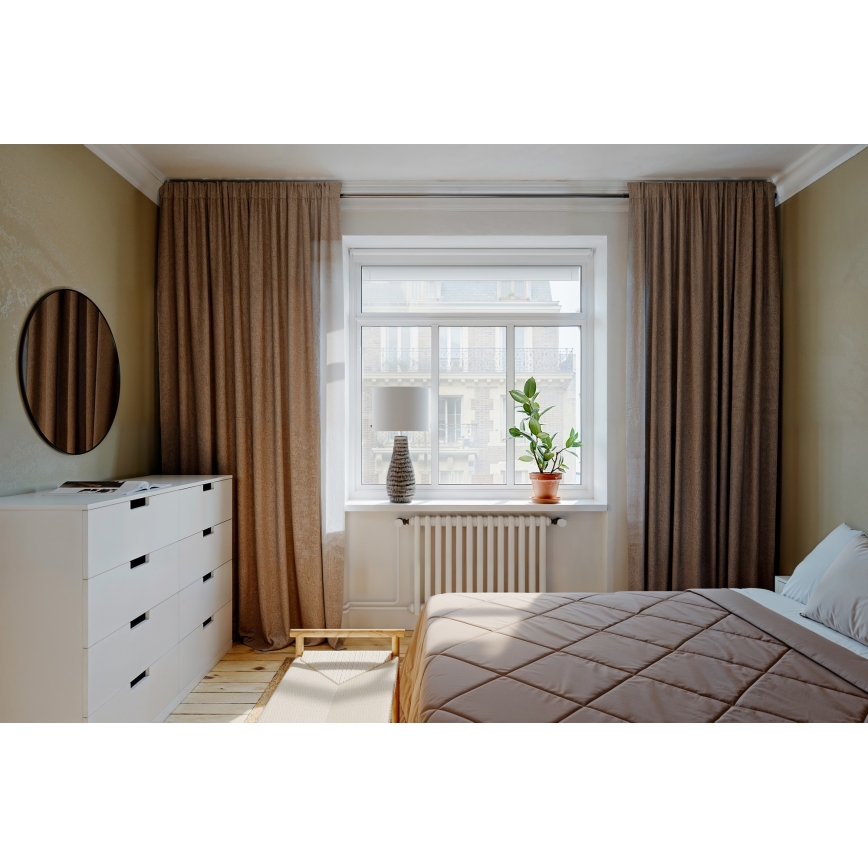 ByRydens - Stalinis šviestuvas BARTHA 1xE27/8W/230V smėlio spalvos