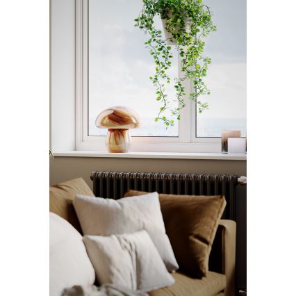 ByRydens - Stalinis šviestuvas MIRA MUSHROOM 1xE27/8W/230V rudas