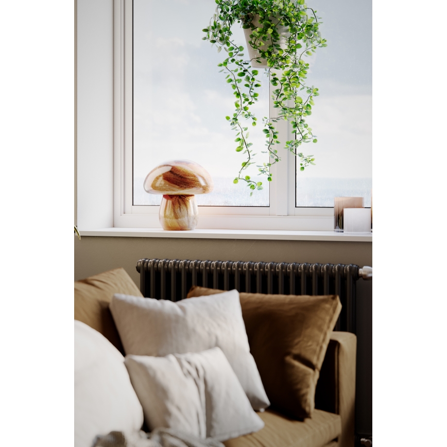 ByRydens - Stalinis šviestuvas MIRA MUSHROOM 1xE27/8W/230V rudas