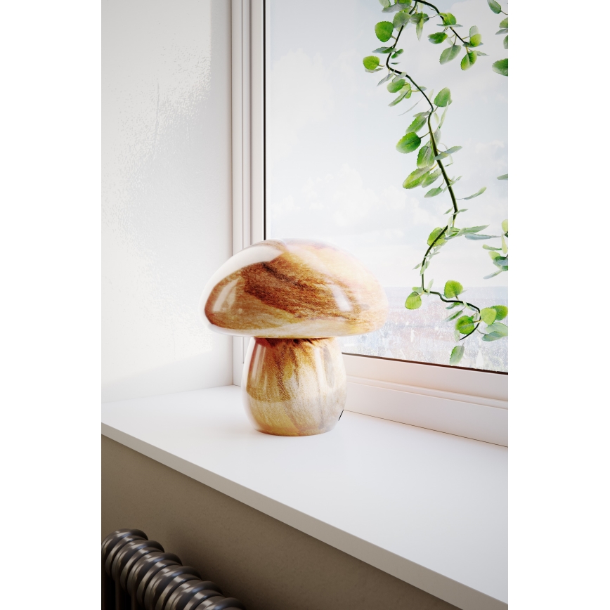 ByRydens - Stalinis šviestuvas MIRA MUSHROOM 1xE27/8W/230V rudas
