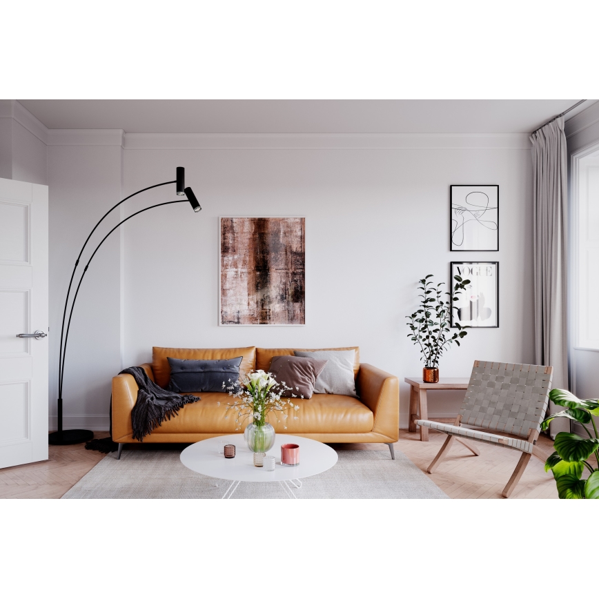 ByRydens - Toršeras PULS 2xGU10/5W/230V juoda