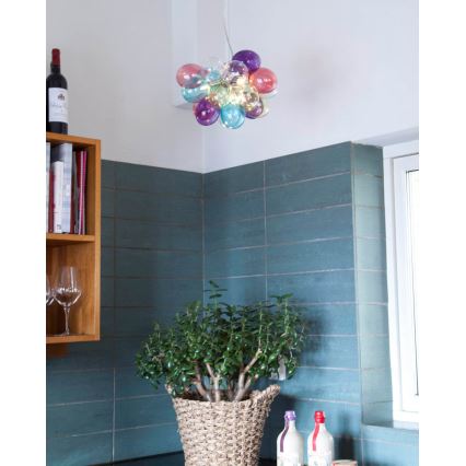 ByRydens - Pakabinamas sietynas GROSS 3xG9/5W/230V spalvingas diametras 30 cm