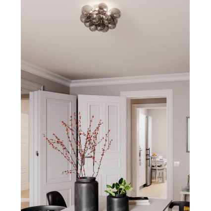 ByRydens - Lubinis šviestuvas GRANDE 3xG9/4W/230V dūminis/juoda diametras 30 cm