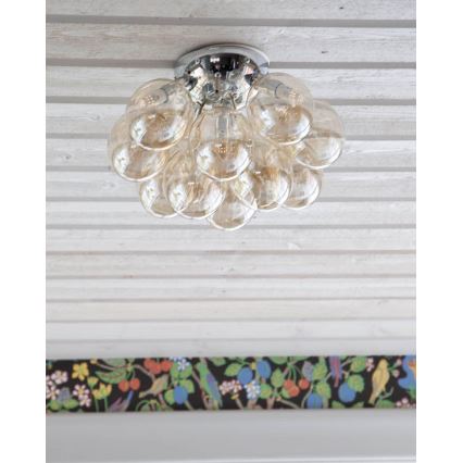 ByRydens - Lubinis šviestuvas GRANDE 3xG9/4W/230V dūminis/ruda diametras 30 cm