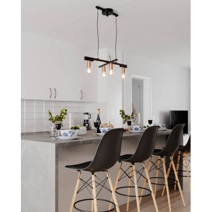 ByRydens - Pakabinamas šviestuvas ant laido ZEONA 4xE27/5W/230V