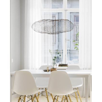 ByRydens - LED Pakabinamas sietynas HAYDEN LED/15W/230V juoda
