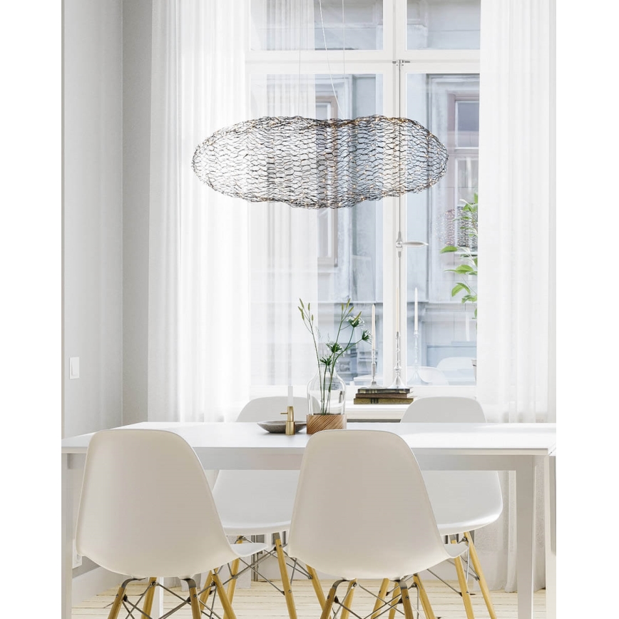 ByRydens - LED Pakabinamas sietynas HAYDEN LED/15W/230V juoda