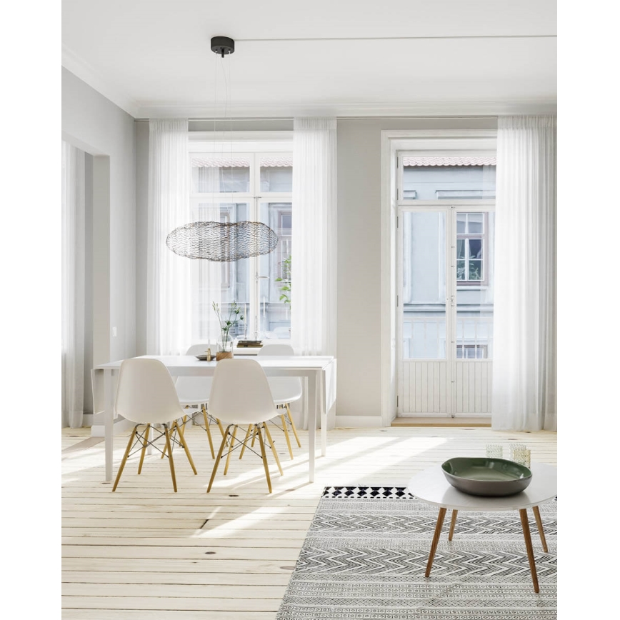 ByRydens - LED Pakabinamas sietynas HAYDEN LED/15W/230V juoda
