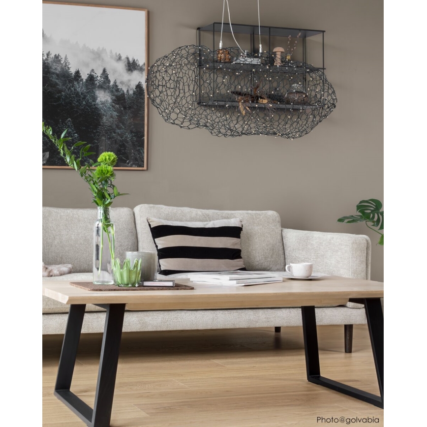 ByRydens - LED Pakabinamas sietynas HAYDEN LED/15W/230V juoda