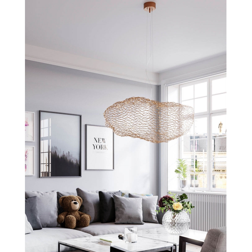 ByRydens - LED Pakabinamas sietynas HAYDEN LED/15W/230V auksas