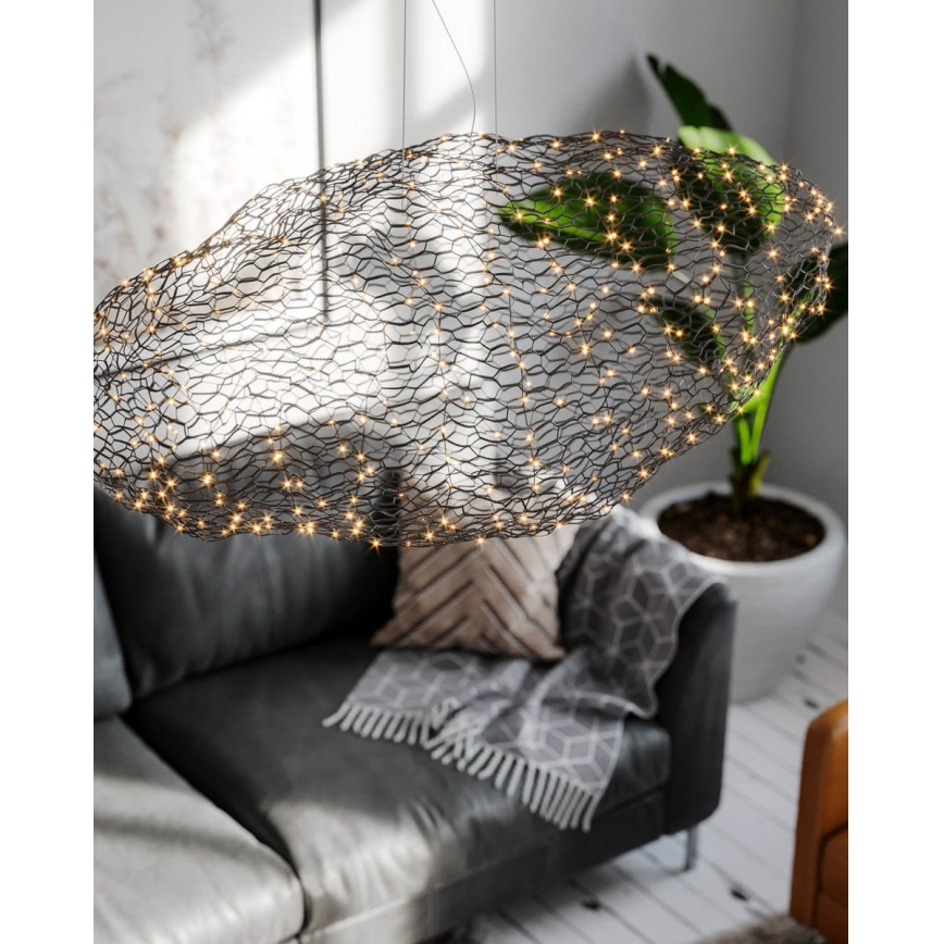 ByRydens - LED Pakabinamas sietynas HAYDEN LED/20W/230V juoda