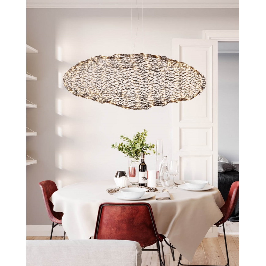 ByRydens - LED Pakabinamas sietynas HAYDEN LED/20W/230V juoda