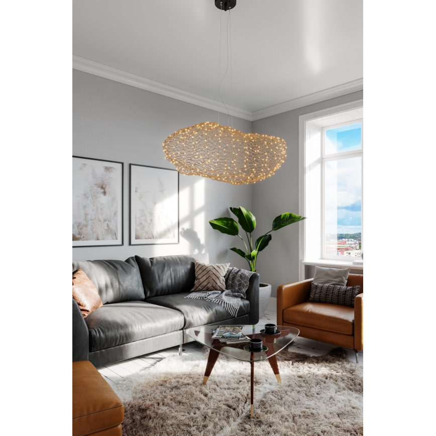 ByRydens - LED Pakabinamas sietynas HAYDEN LED/20W/230V auksas