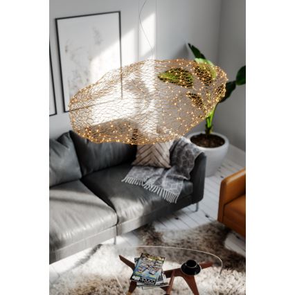 ByRydens - LED Pakabinamas sietynas HAYDEN LED/20W/230V auksas