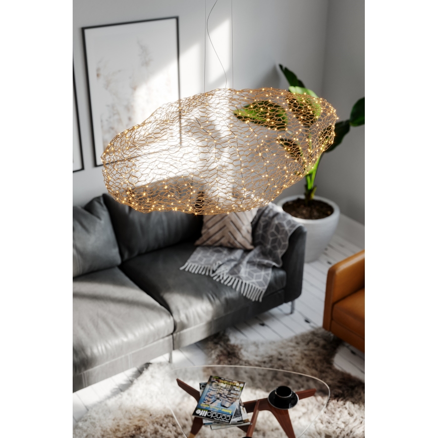 ByRydens - LED Pakabinamas sietynas HAYDEN LED/20W/230V auksas