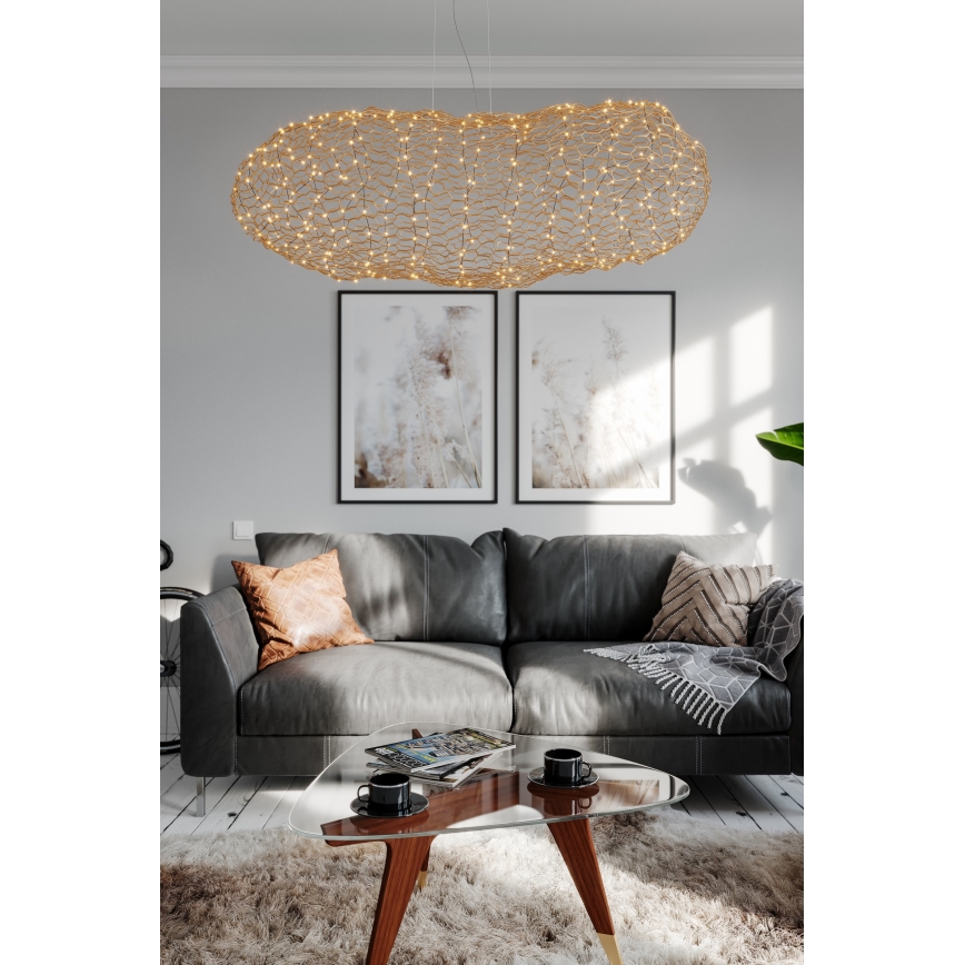 ByRydens - LED Pakabinamas sietynas HAYDEN LED/20W/230V auksas