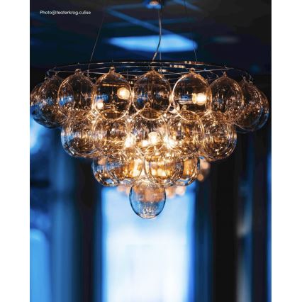 ByRydens - Pakabinama liustra ant laido GROSS GIANT 8xE27/8W/230V