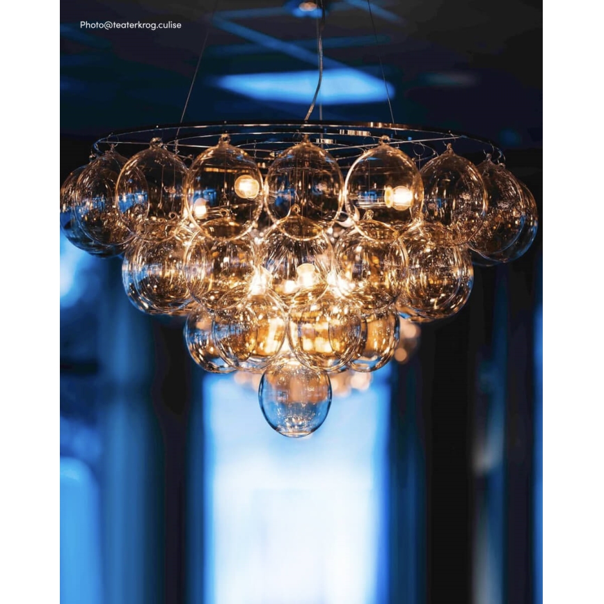 ByRydens - Pakabinama liustra ant laido GROSS GIANT 8xE27/8W/230V