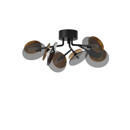 ByRydens - Tvirtinamas sietynas TURNO 6xG9/4W/230V auksas/juoda