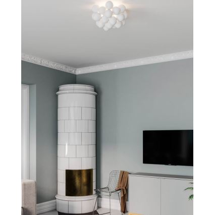 ByRydens - Lubinis šviestuvas GROSS 6xG9/5W/230V balta diametras 50 cm