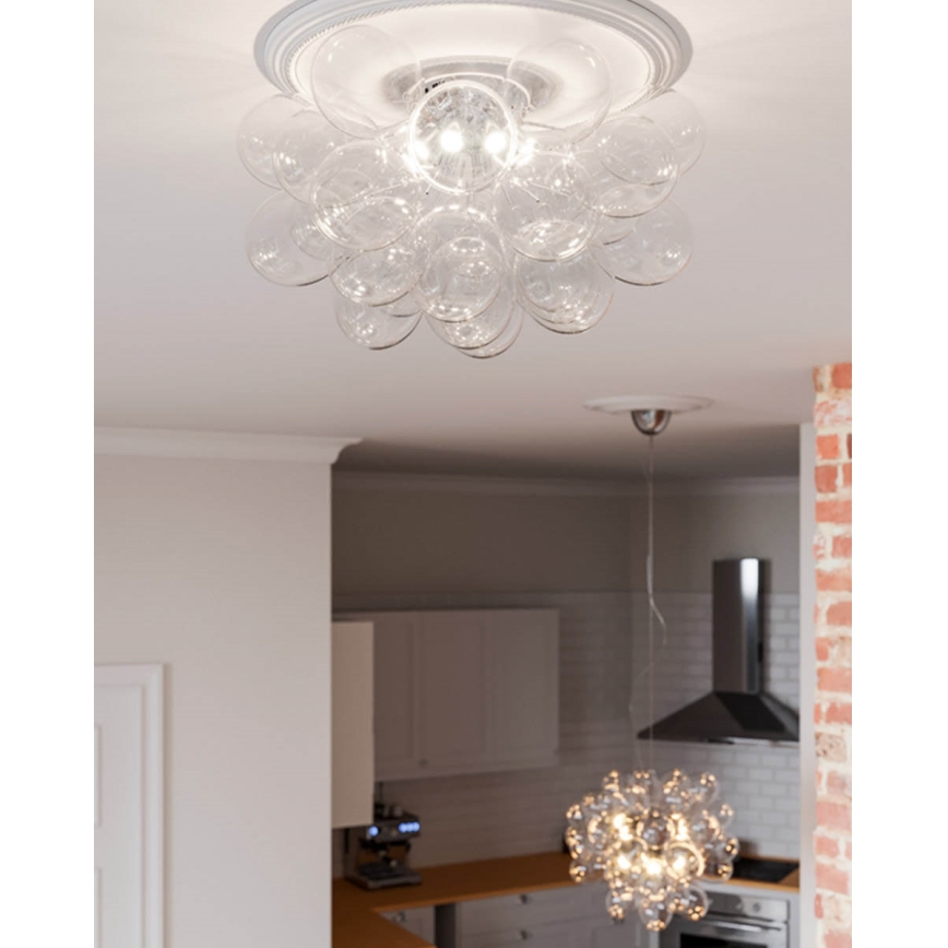 ByRydens - Lubinis šviestuvas GROSS 6xG9/5W/230V permatoma diametras 50 cm