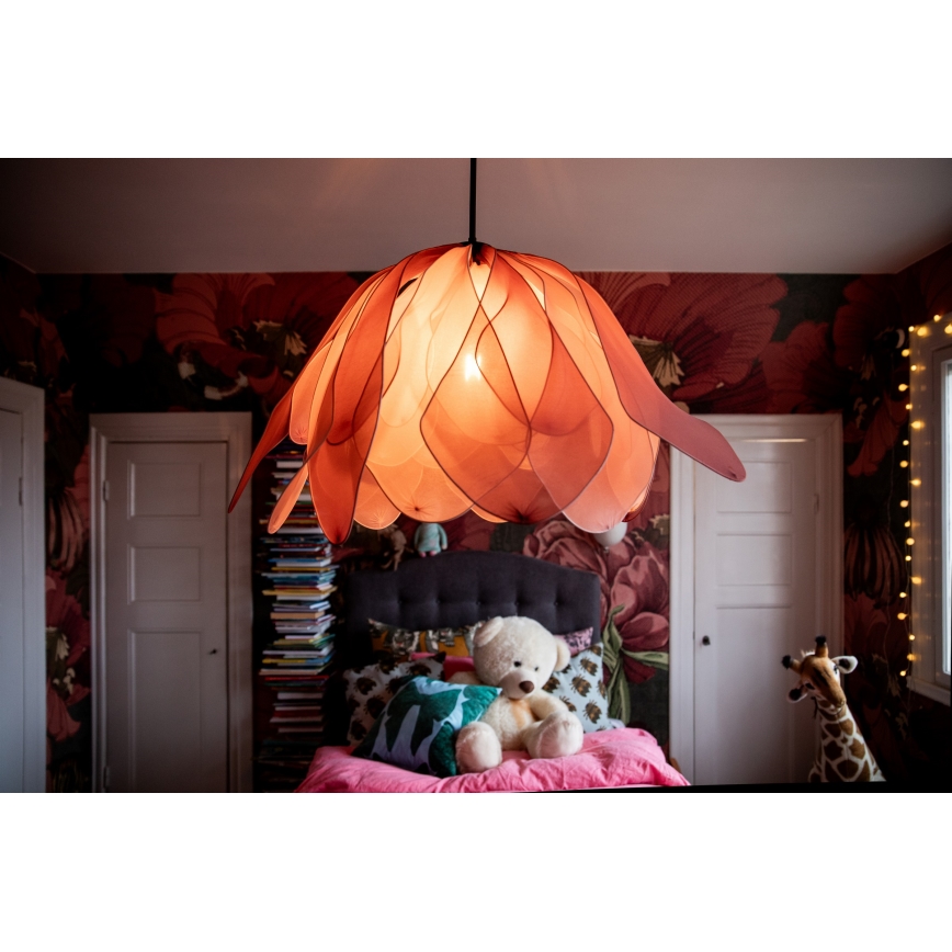 ByRydens - Pakabinamas sietynas LOU LOU 1xE27/5W/230V rausva diametras 80 cm
