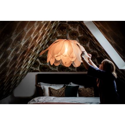 ByRydens - Pakabinamas sietynas LOU LOU 1xE27/5W/230V smėlio spalva diametras 80 cm