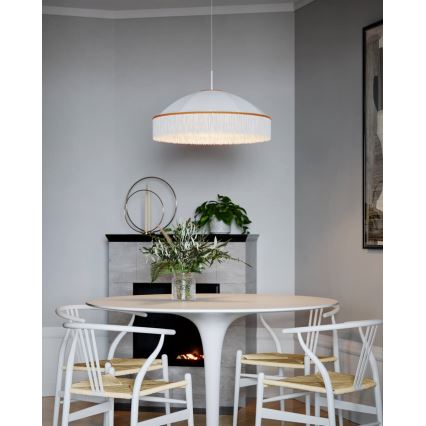 ByRydens - Pakabinamas šviestuvas su laidu FRANCIS 1xE27/5W/230V kreminės spalvos