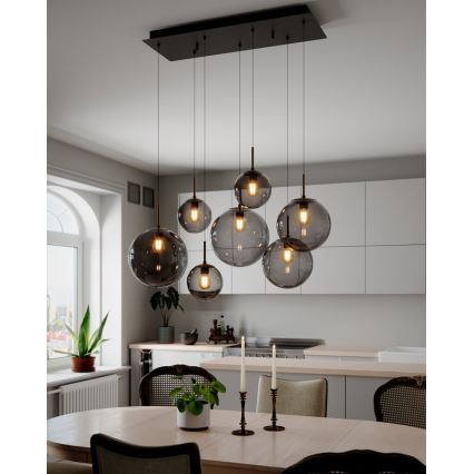 ByRydens - pakabinamas šviestuvas LAURA ant laido 7xE27/8W/230V