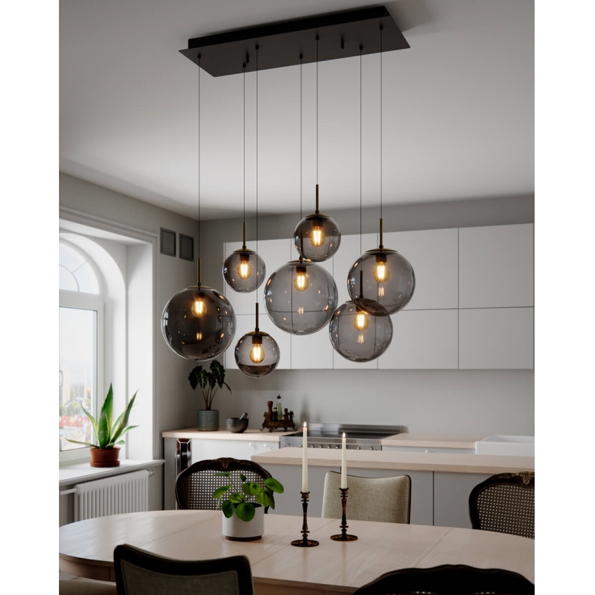 ByRydens - pakabinamas šviestuvas LAURA ant laido 7xE27/8W/230V