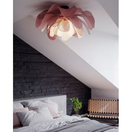 ByRydens - Prie lubų montuojama liustra LOU LOU 1xE27/8W/230V rožinė